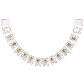 Alice Onederland、1歳の誕生日、月次写真 バンティングフラッグ (全)