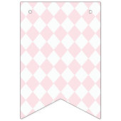 Alice Onederland、1歳の誕生日、月次写真 バンティングフラッグ (第1の旗)