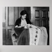 Alice Paul, Sewing Suffrage Flag, 1910s ポスター (正面)
