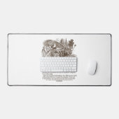 Alice Red Queen Allランニング The引用文 デスクマット (キーボード&マウス)