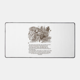 Alice Red Queen Allランニング The引用文 デスクマット