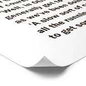 Alice Red Queen All The ランニングQueen Your Stay In ポスター (角)