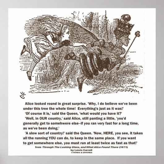 Alice Red Queen All The ランニングQueen Your Stay In ポスター (正面)