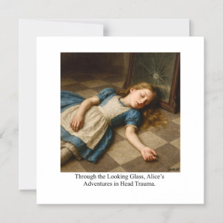 Alice’s Adventures in Head Trauma  マグネット招待状