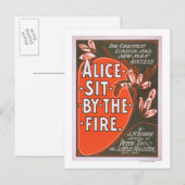 Alice Sit by the Fire 素晴らし London 遊 Poster ポストカード (正面/裏面)