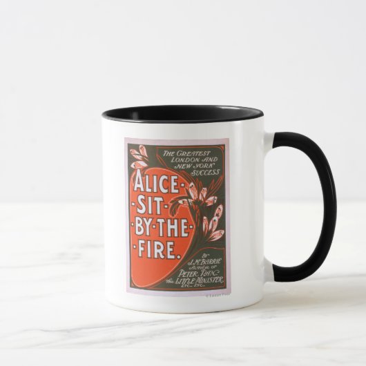 Alice Sit by the Fire 素晴らし London 遊 Poster マグカップ (右)