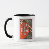 Alice Sit by the Fire 素晴らし London 遊 Poster マグカップ (左)