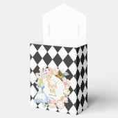 Alice teaパーティーワンダーランド誕生日パープル好意b フェイバーボックス (オープン)