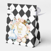 Alice teaパーティーワンダーランド誕生日パープル好意b フェイバーボックス (裏面サイド)