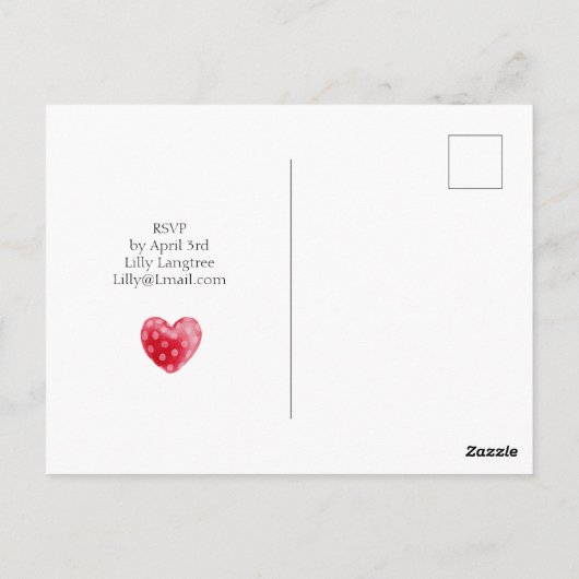 Alice Teaパーティー ポストカード (裏面)