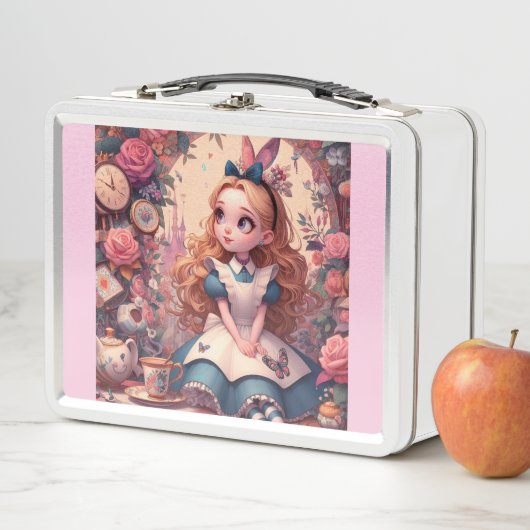 Alice Tea Time メタルランチボックス (インサイチュ)