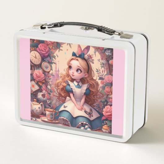 Alice Tea Time メタルランチボックス (裏面)