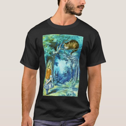 Alice The Cheshire Cat - Alice In Wonderland Tシャツ (正面)
