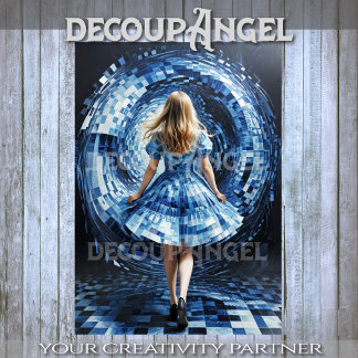 Alice Through the Portal Decoupage 薄葉紙
