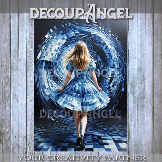 Alice Through the Portal Decoupage 薄葉紙