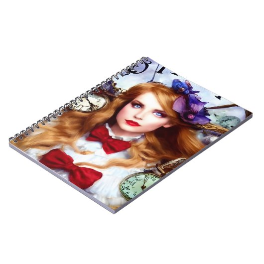 Alice Time 保 Moving AI Generated Art ノートブック (左側)