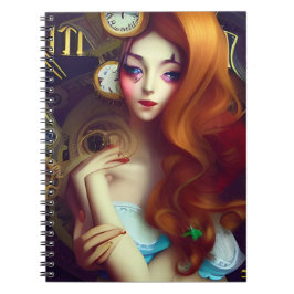 Alice Time 保 Moving AI  Generated Art Notebook ノートブック