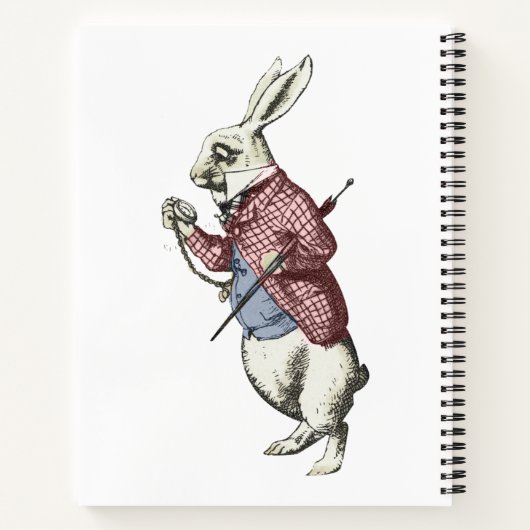 Alice - White Rabbit 1865 ノートブック (裏面)