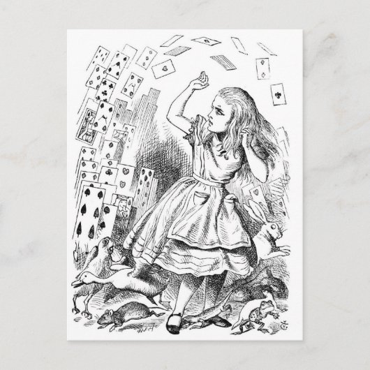 Alice with Cards ポストカード (正面)