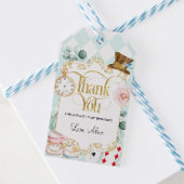 Alice wonderland不機嫌ハッターティーパーティー好意ギフトt ギフトタグ