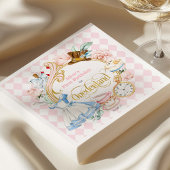 Alice Wonderland Tea Party, Girl 1st birthday  スタンダードカクテルナプキン