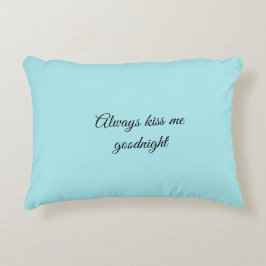 AliceBlueカラー無地の装飾用クッション アクセントクッション