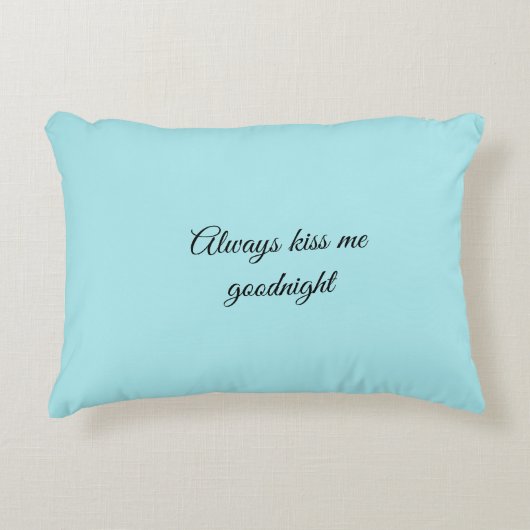 AliceBlueカラー無地の装飾用クッション アクセントクッション (正面)