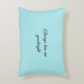 AliceBlueカラー無地の装飾用クッション アクセントクッション (正面(垂直))