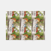 Alice's Adventures in Wonderland フリースブランケット (正面(横))