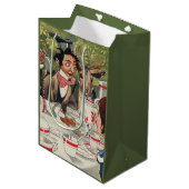 Alice's Adventures in Wonderland Teaパーティーヴィンテージ ミディアムペーパーバッグ (正面アングル)