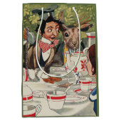 Alice's Adventures in Wonderland Teaパーティーヴィンテージ ミディアムペーパーバッグ (正面)