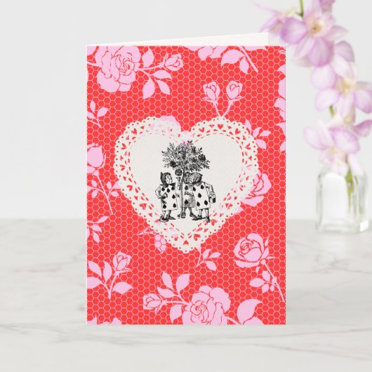 Alice's Adventures in Wonderland Valentine's Card カード (蘭)