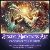 Alice's Rabbit Hole Fantasy Decoupage 薄葉紙