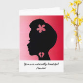 Alicia L. McDanielによる「Auntie」母のデイカード カード (黄色い花)