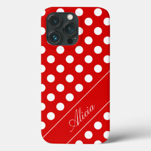 Alicia - My Own Name /文字テンプレート、Red Case-Mate iPhone 13 Proケース
