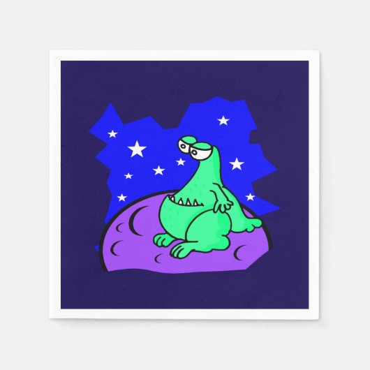 Alien スタンダードカクテルナプキン (正面)