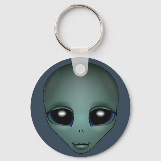 Alien Art Key Chain Extraterrestrial Gifts & Decor キーホルダー (正面)