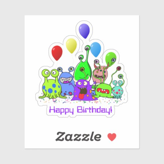 Alien Art * Party with Aliens シール (シート)