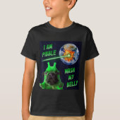Alien Bble Funny Brainrot Dog Meme Space I Am Bble Tシャツ (正面)