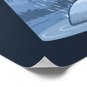 Alien, Bigfoot, Unicorn, Nessie ポスター (角)