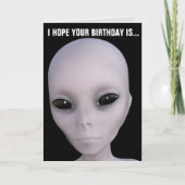 ALIEN BIRTHDAY CARDS カード (正面)