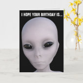 ALIEN BIRTHDAY CARDS カード (黄色い花)