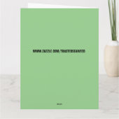 ALIEN BIRTHDAY FUNNY OVERSIZED CARDS カード (裏面)