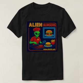 Alien Burgers - T-Shirt Tシャツ
