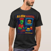 Alien Burgers - T-Shirt Tシャツ (正面)