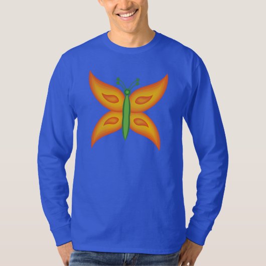 Alien Butterfly Long Sleeve T-Shirt  Tシャツ (正面)