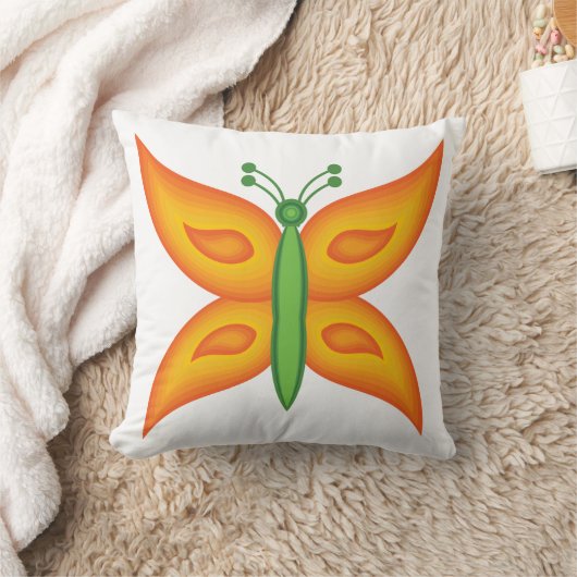 Alien Butterfly Pillow クッション (ブランケット)
