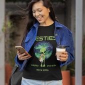 Alien & Cat Besties Matching Tee Customizable トライブレンドＴシャツ