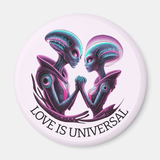 Alien Couple マグネット (正面)