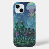 Alien Deep Sea Encounter Case-Mate iPhoneケース (裏面)